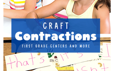 Contractions Craft for First Grade