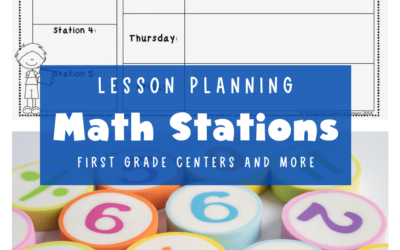Math Stations Lesson Plan Template