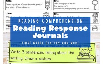 5 Ways to Use Reading Response Journals in 1st Grade