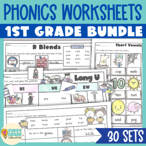 1st Grade Phonics Curriculum perfect for Homeschooling