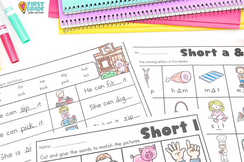 Teach your child to read with these homeschool phonics worksheets.