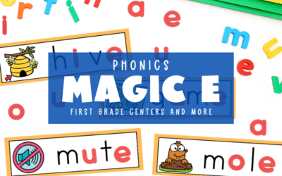 Long Vowel Silent E Worksheets and Activities for First Graders!