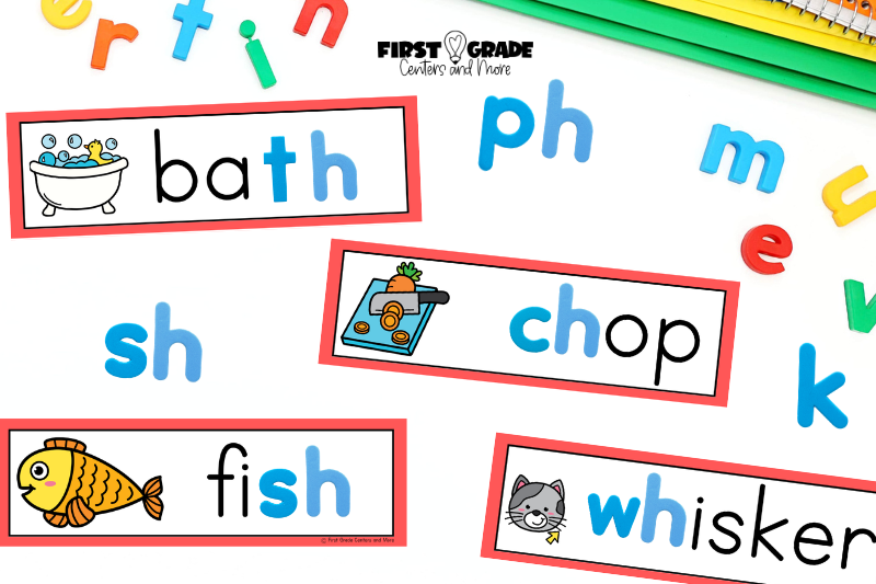 Digraphs Build a Word Learning Center