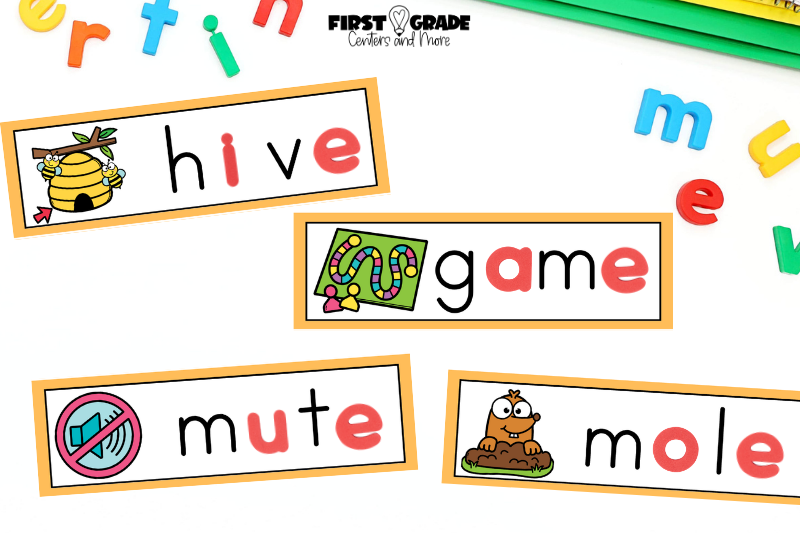 Silent E Build A Word Game