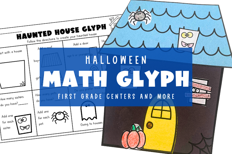 Halloween Math Craft: A Fun Haunted House Glyph Activity