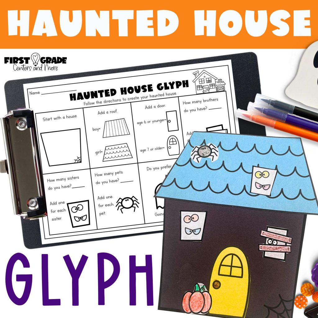 Halloween Glyph Craft is available on TPT.